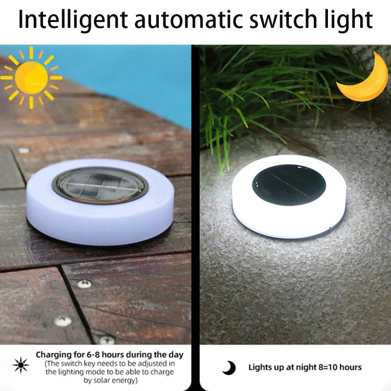 Solar Led Lawn Light Outdoor Courtyard Lamp Waterproof Villa Garden Lawn Decoration Balcony Terrace Layout Home Buried Lamp