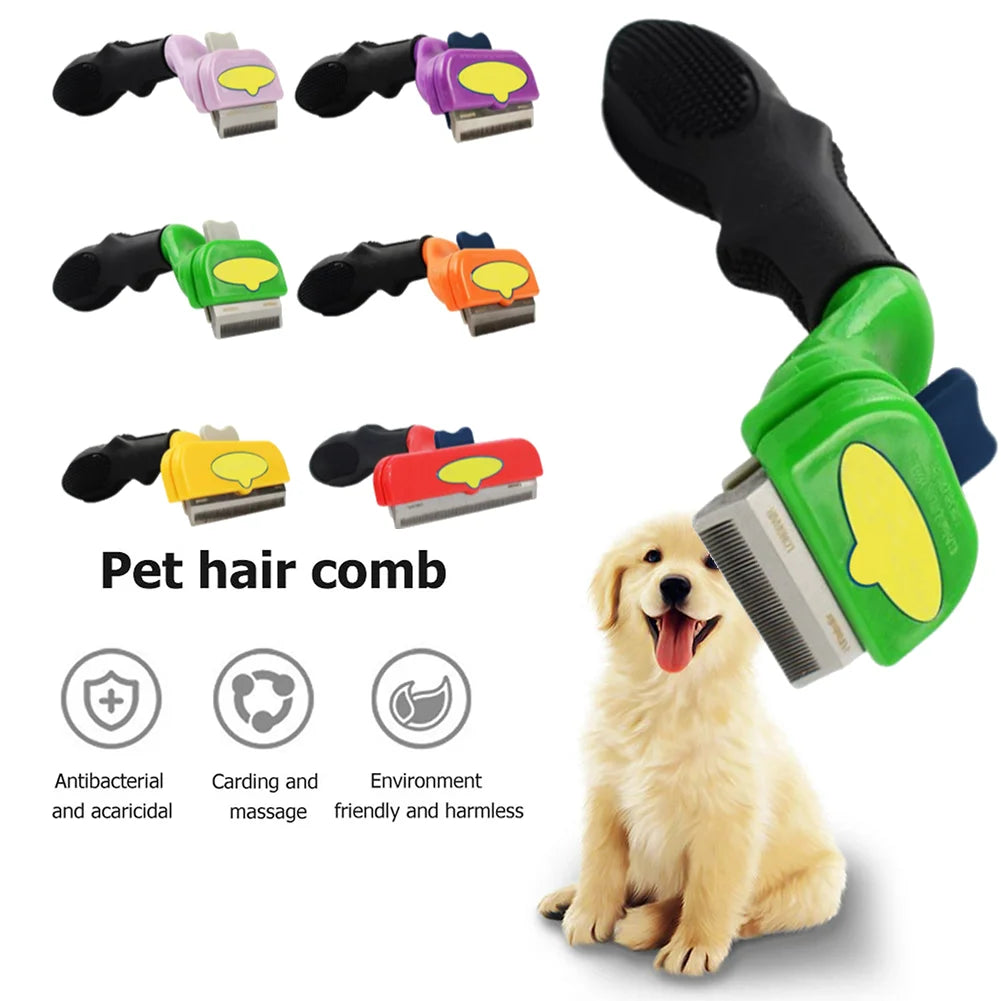 Pet Comb for Dog and Cat Hair Removal Brush Grooming Tools Furminator Shedding Trimmer Comb Puppy Cleaning Supplies