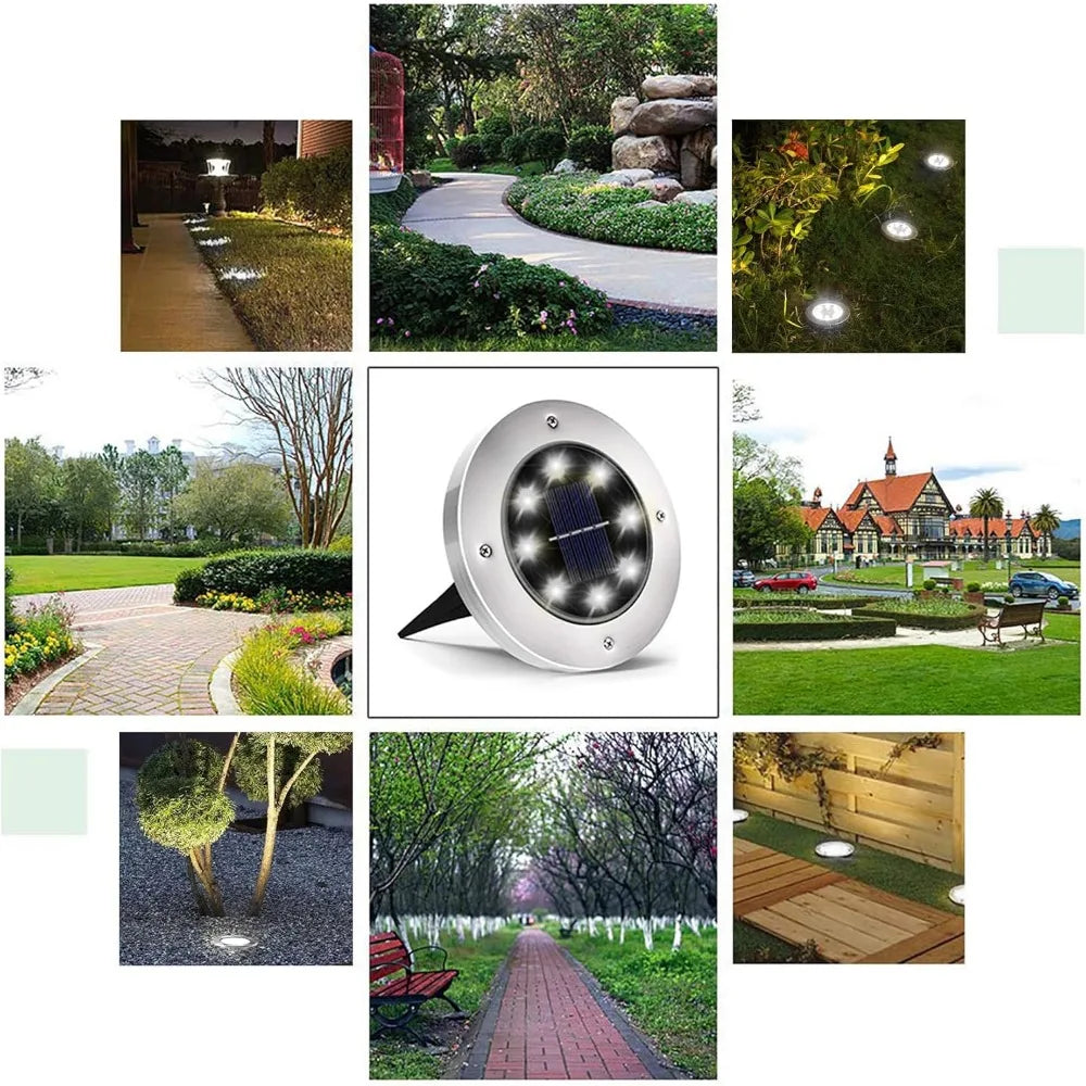 Solar Lights for Outside,12 Pack Solar Lights Outdoor Waterproof, Solar Garden Lights Landscape Lighting for Patio Pathway