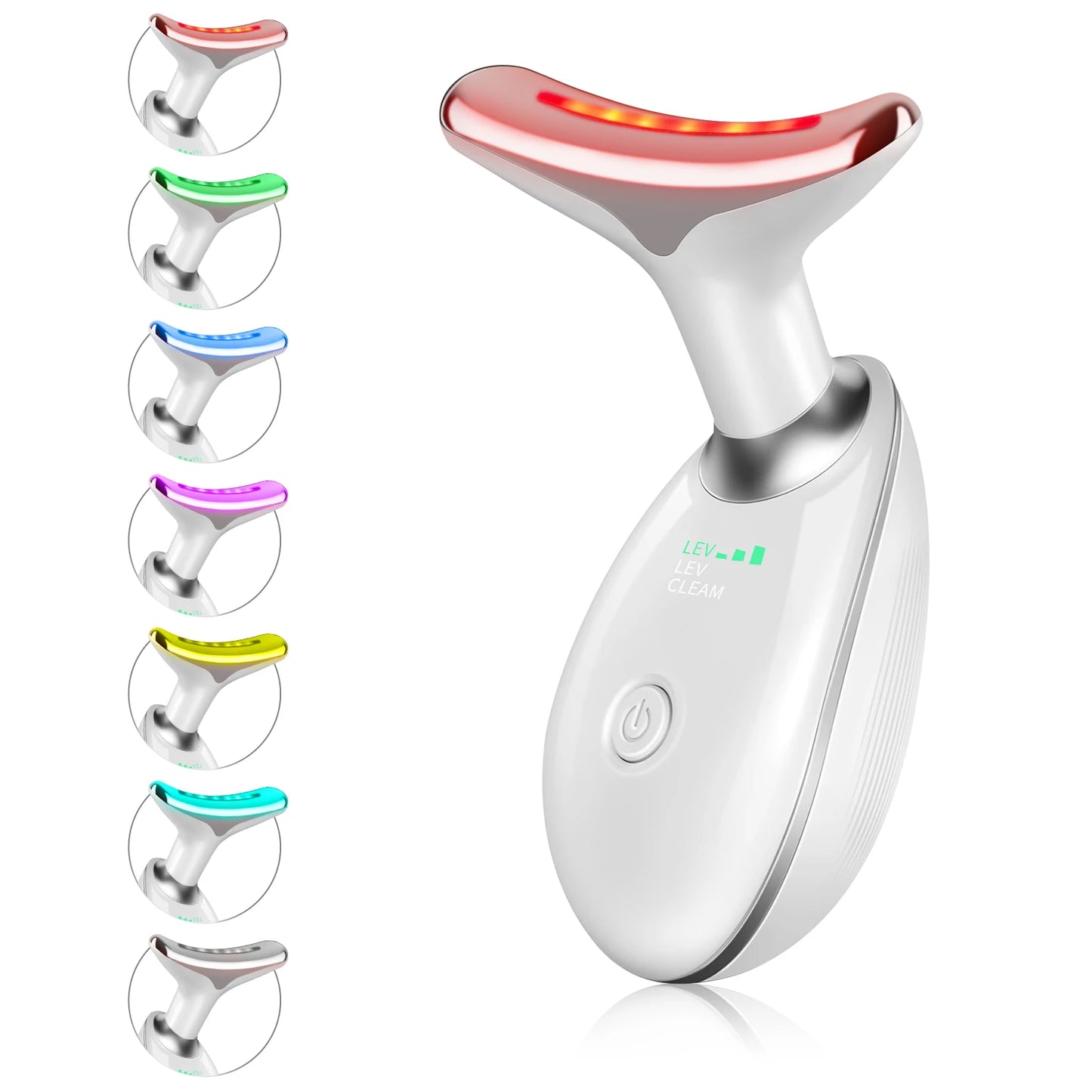 2025 upgraded neck massager, dual ring roller lifting and tightening portable massager, USB charging, a holiday gift for women