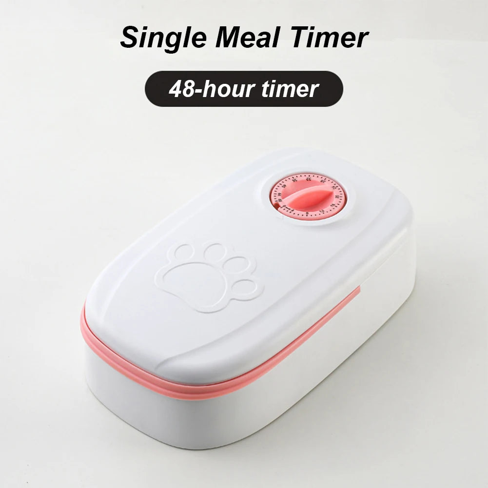 Pet Automatic Timing Feeder Smart Dry Food Dispenser for Cats and Dogs with Timer