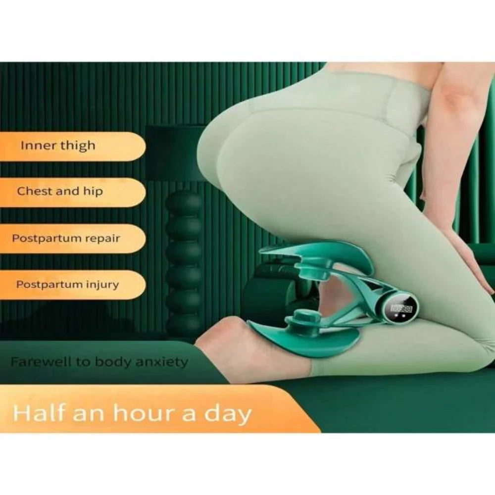 Digital Display Pelvic Floor Muscle Trainer Device Portable Kegel Exercise Device Shaping Aid Men Women Inner Thigh Exerciser