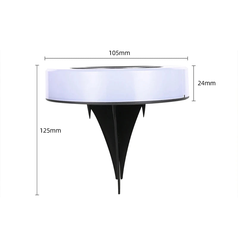 Solar Led Lawn Light Outdoor Courtyard Lamp Waterproof Villa Garden Lawn Decoration Balcony Terrace Layout Home Buried Lamp