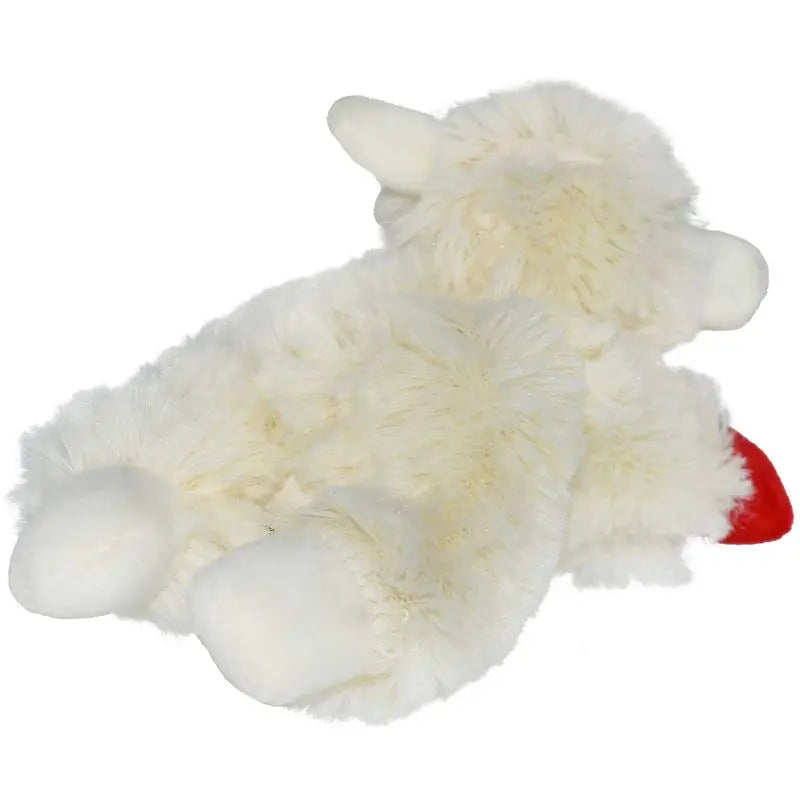Mini Lamb Chop Dog Toy Plush Squeaky Soft Chew Cuddle Puppy Small Pet Interactive Play Safe Cute Stuffed Animal
