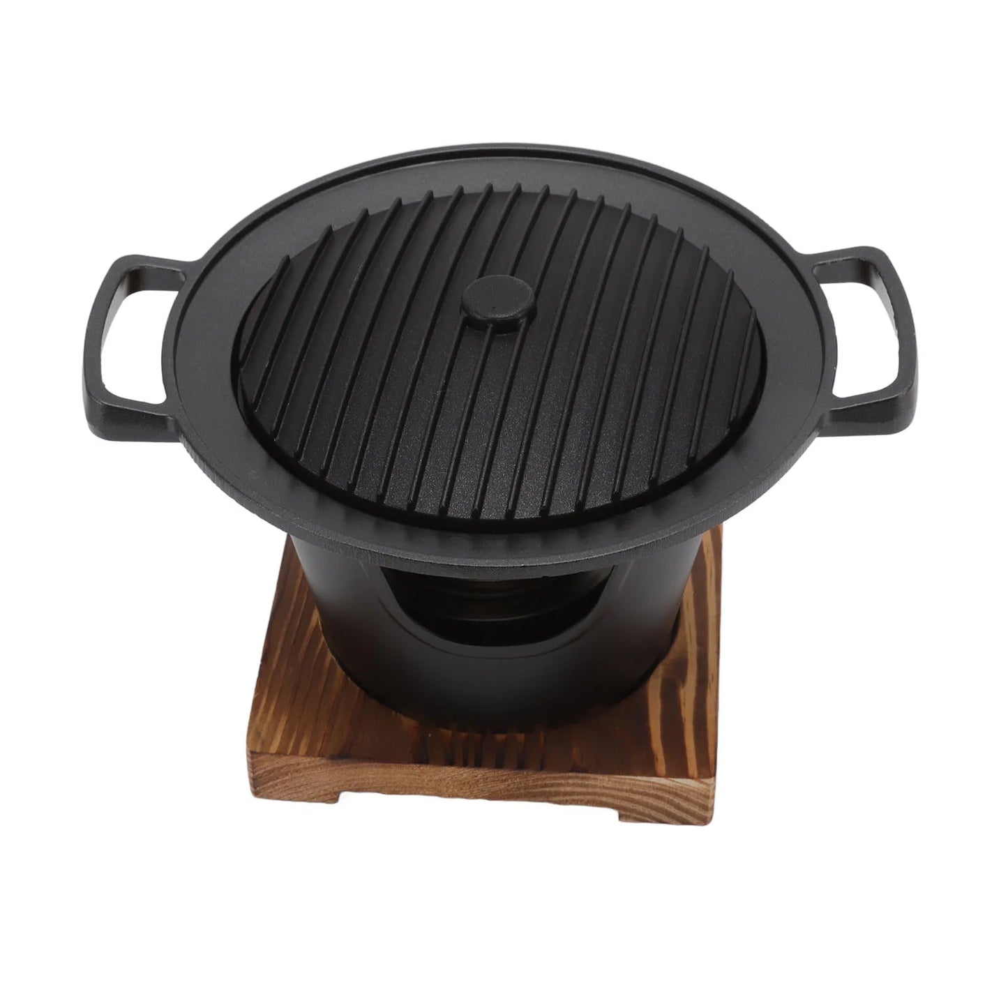 Smokeless Hibachi Grill Portable Charcoal Grill Aluminium Alloy Mini Barbecue Grill for Camping Home Barbecue Accessories
