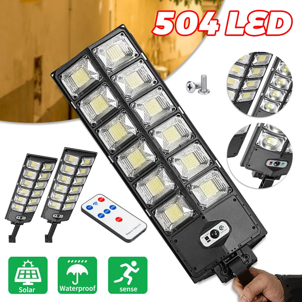 100000Lux Super Plus Solar Lights Outdoor street Light Solar Wall Lamp Motion Sensor LED Lamp Garden Decor Night Light gifts