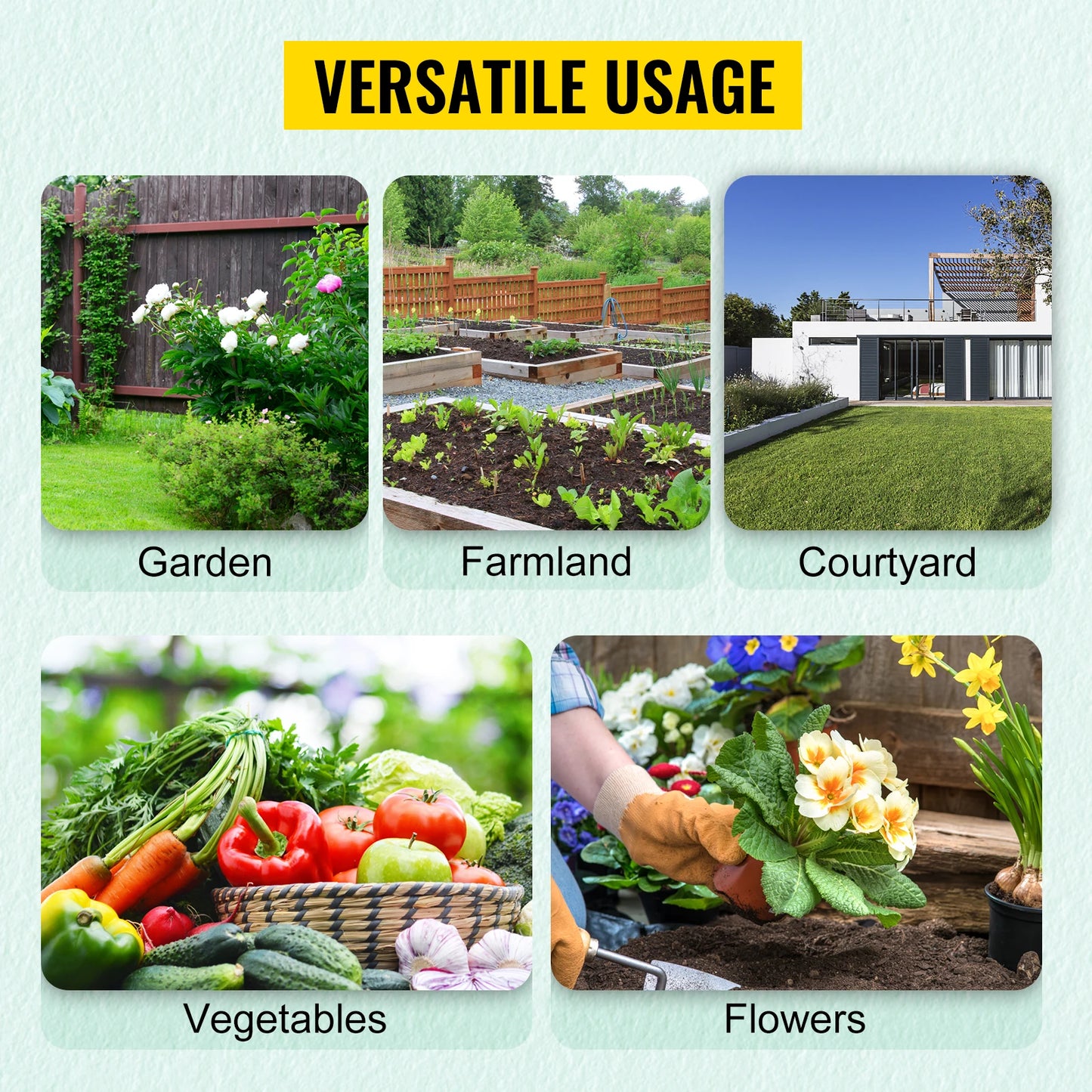 VEVOR Walk In Tunnel Greenhouse Galvanized Frame Waterproof Cover 15x7x7 10x7x7 20x10x7 12x7x7 Feet Greenhouses Cold Frames