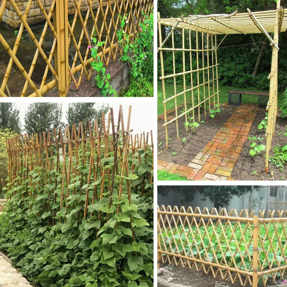 2 Ft Natural Bamboo Eco Friendly Garden Plant Stakes for Climbing Support 100 Pack