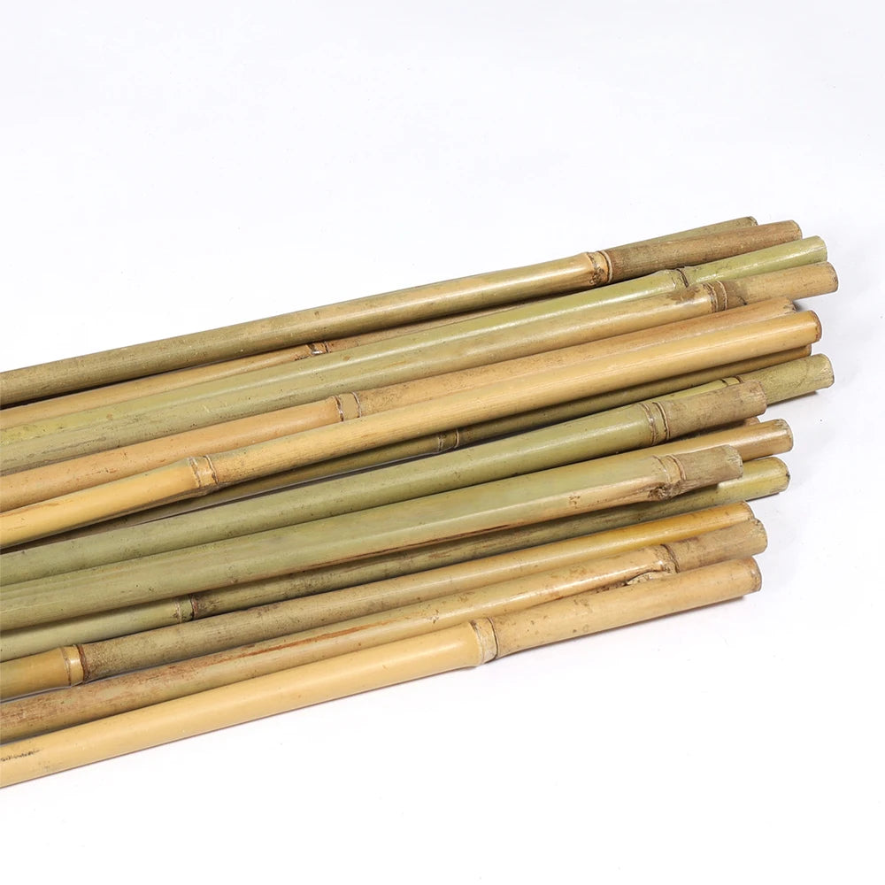 2 Ft Natural Bamboo Eco Friendly Garden Plant Stakes for Climbing Support 100 Pack