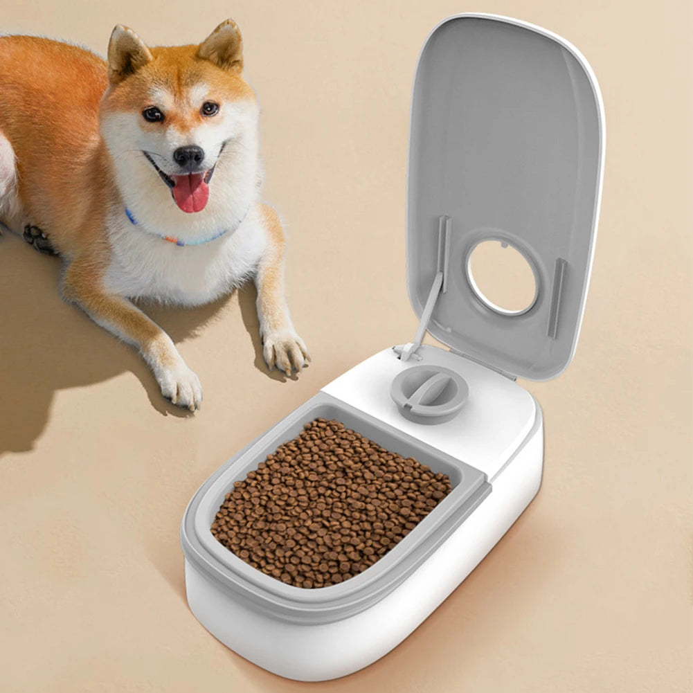 Pet Automatic Timing Feeder Smart Dry Food Dispenser for Cats and Dogs with Timer