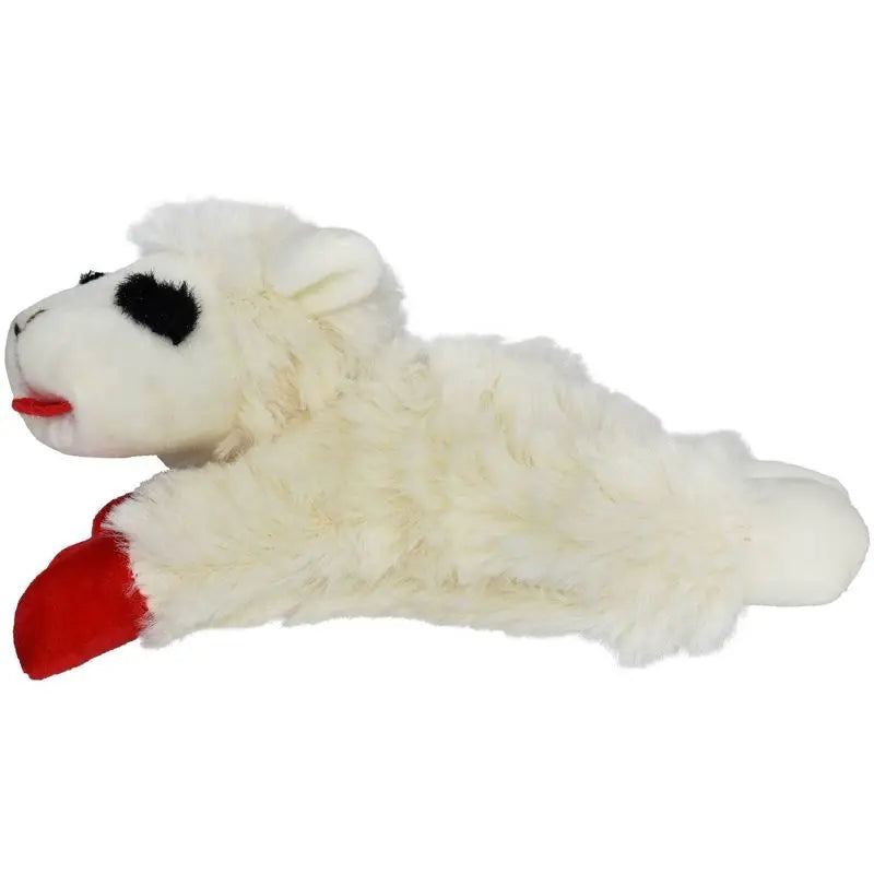 Mini Lamb Chop Dog Toy Plush Squeaky Soft Chew Cuddle Puppy Small Pet Interactive Play Safe Cute Stuffed Animal