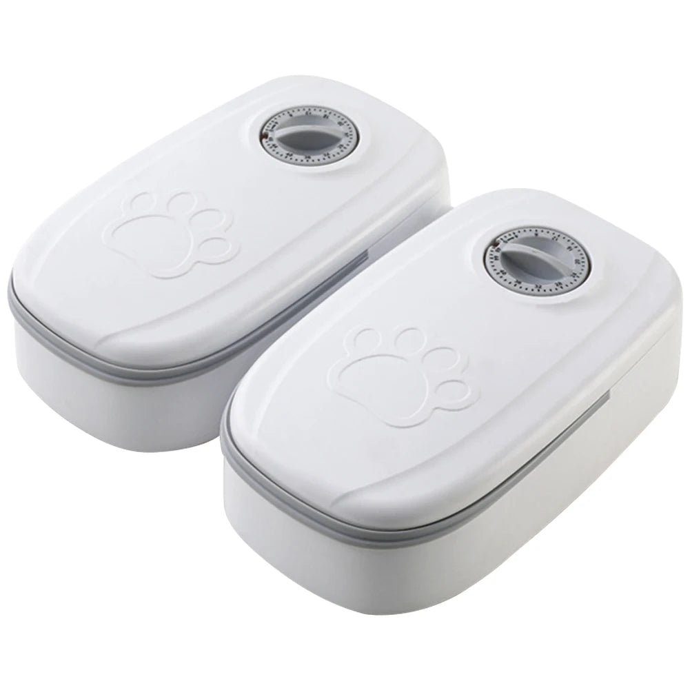 Pet Automatic Timing Feeder Smart Dry Food Dispenser for Cats and Dogs with Timer