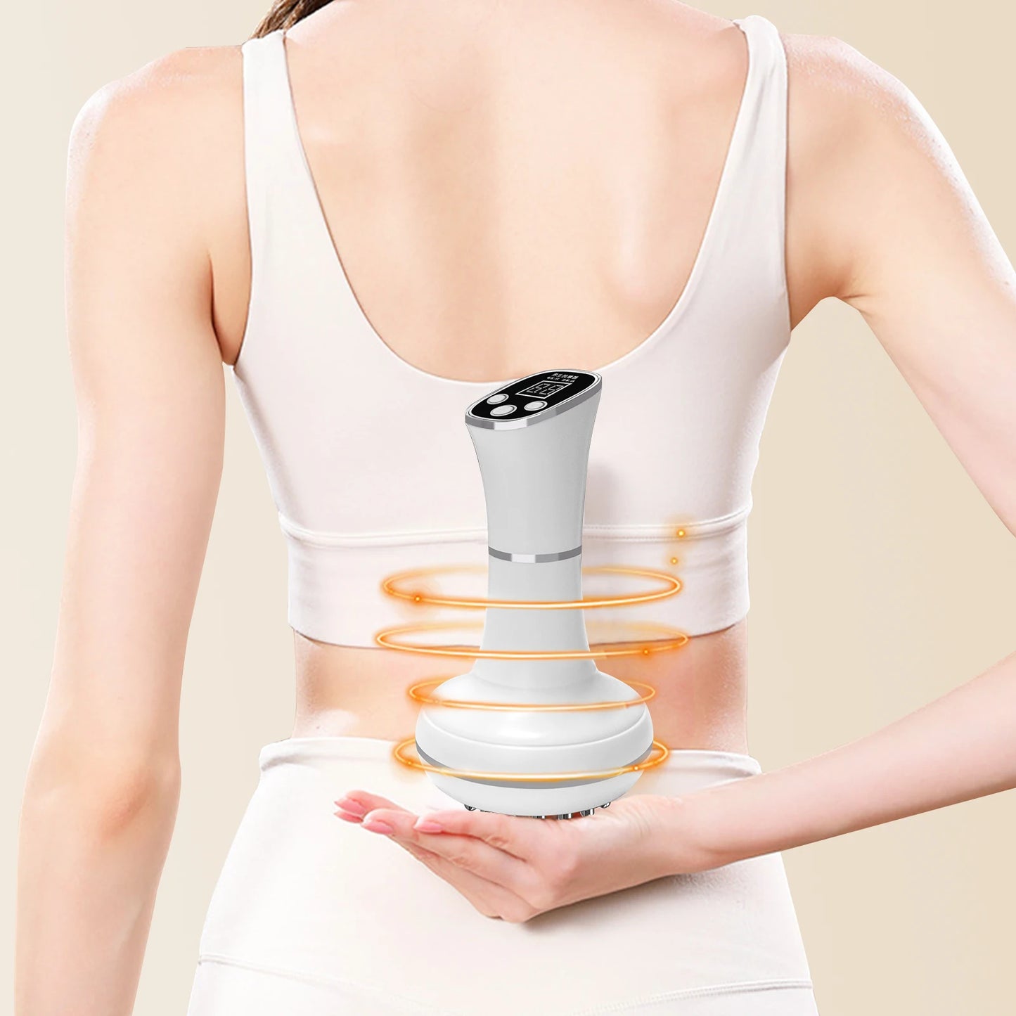 Household electric meridian brush leg abdomen shoulder and neck massager scraping instrument relax the muscles of the whole body