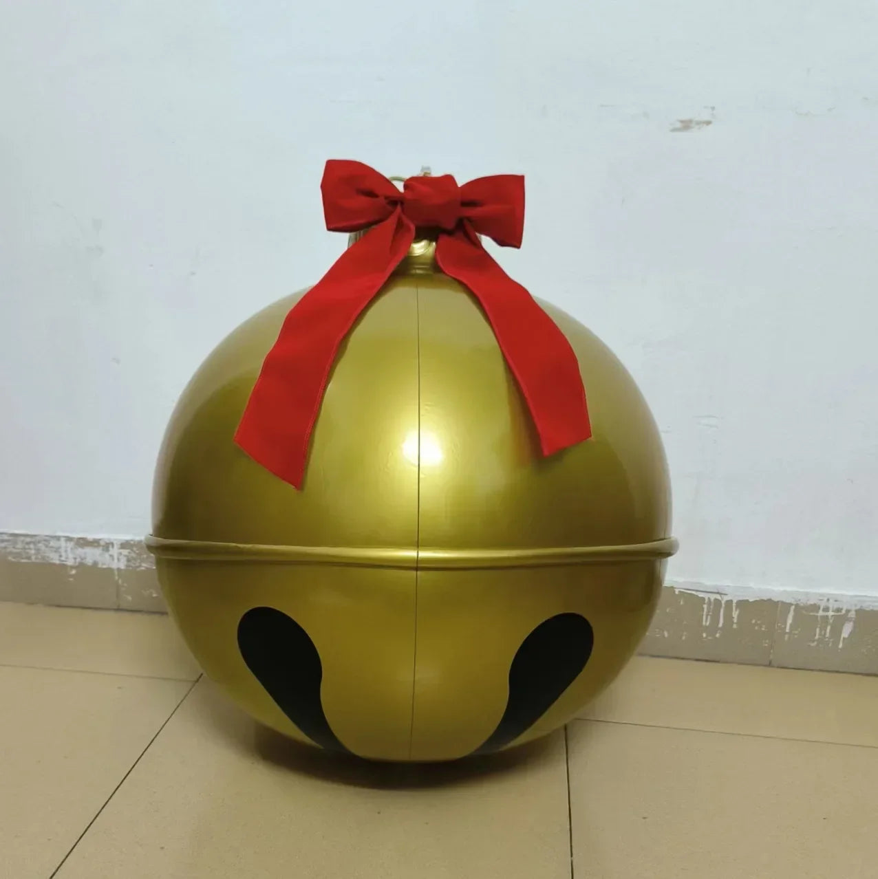 60cm Giant Inflatable Christmas Balls without Light PVC Big Ball Xmas Tree Decorations Outdoor Yard Lawn Christmas Balloons