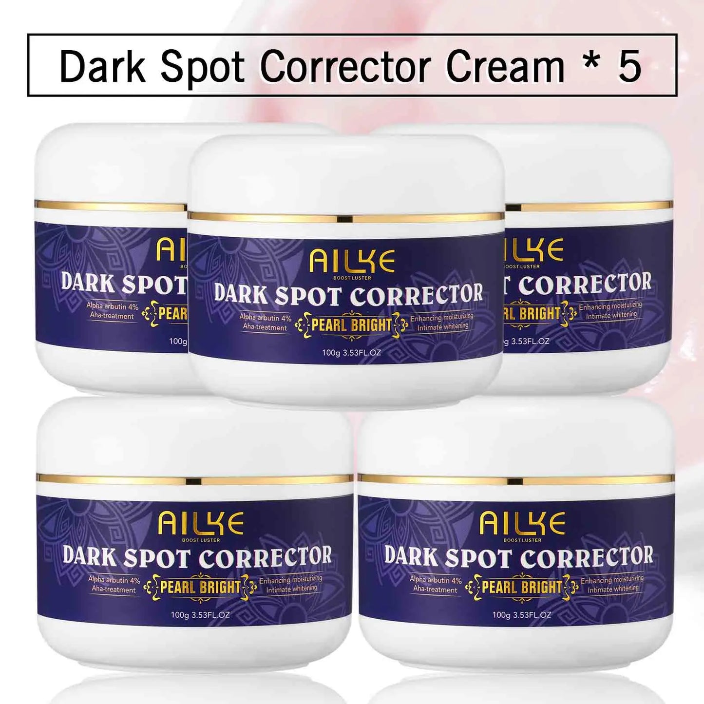 AILKE Bleaching Skin Care, With Double Glutathione, Lightening, Moisturizing, Remove Dark Spots, Melanin, Skin Glowing Face Care