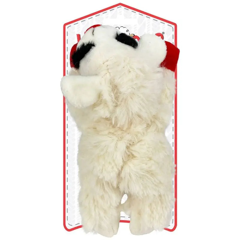Mini Lamb Chop Dog Toy Plush Squeaky Soft Chew Cuddle Puppy Small Pet Interactive Play Safe Cute Stuffed Animal