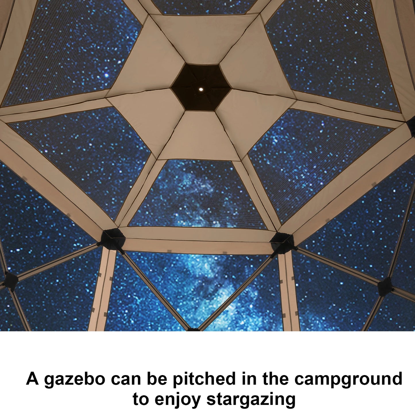 Pop Up Gazebo Screen Tent for Camping 12x12 Camping Gazebo with Removable Roof Outdoor Screened Gazebo with Five Sidewalls