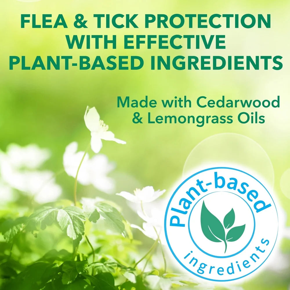 Natural Flea and Tick Dog Shampoo Plant Extracts Effective Mosquito Repellent Nourishing Coat Safe Kids Pets Home 14oz