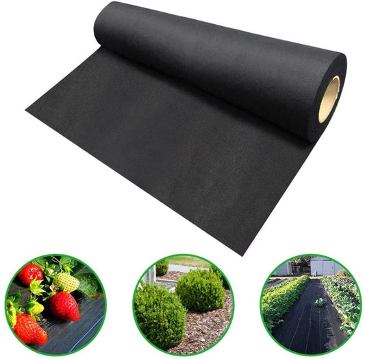 6 Ft X 50 Ft 3 Oz Geotextile Non Woven Landscape Fabric Weed Barrier Ground Cover Garden Mats