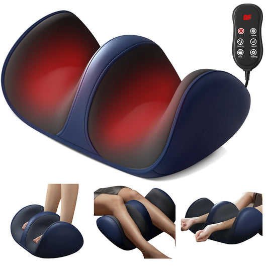 3D Shiatsu Foot Massager for Circulation and Relax Foot Massager Machine with Deep-Kneading and Heat Help Gift for Calf Massager