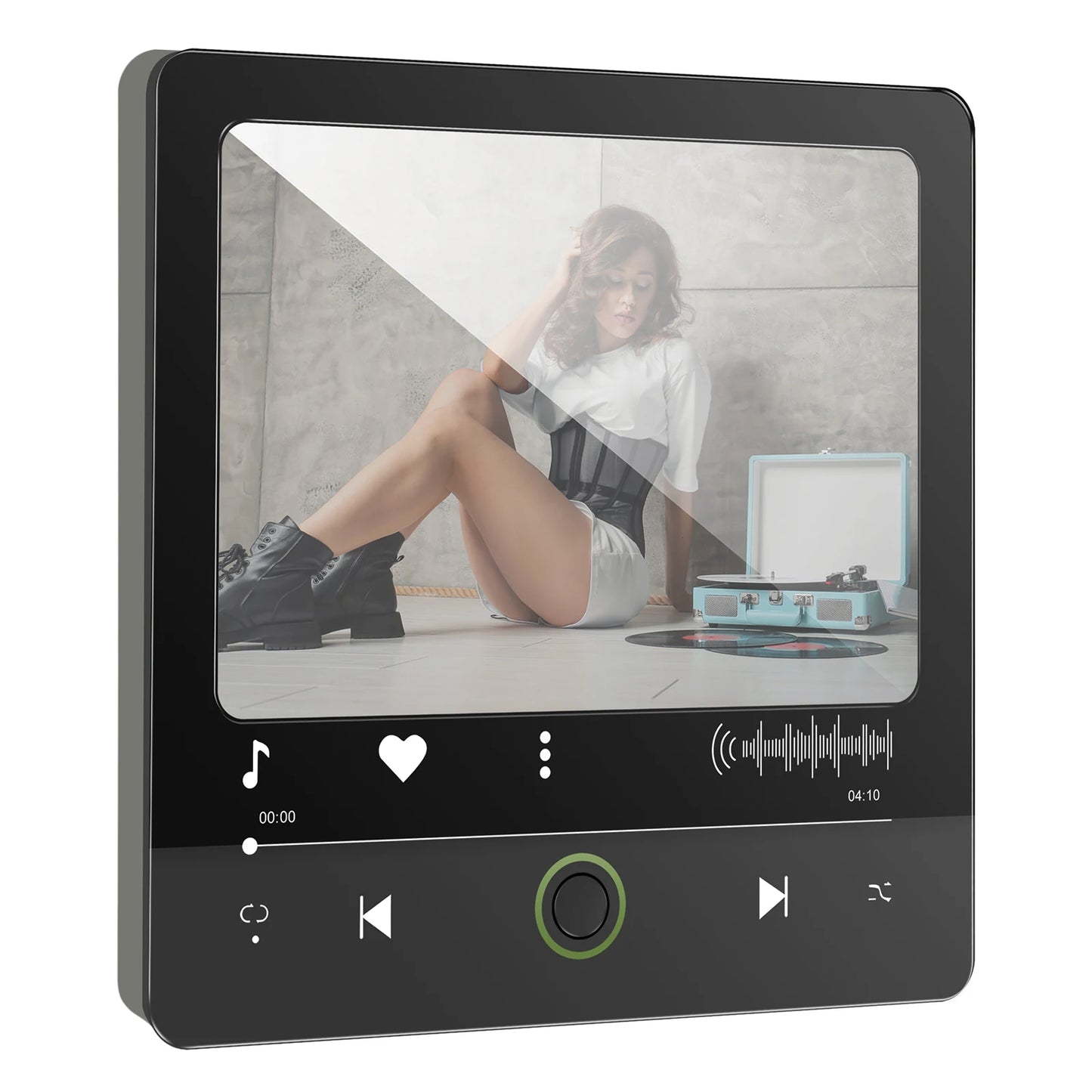 DIY Photo Personalized Music Fridge Magnet Acrylic Music Fridge Stickers Plaque Magnet Player Home Decoration Christmas Gifts