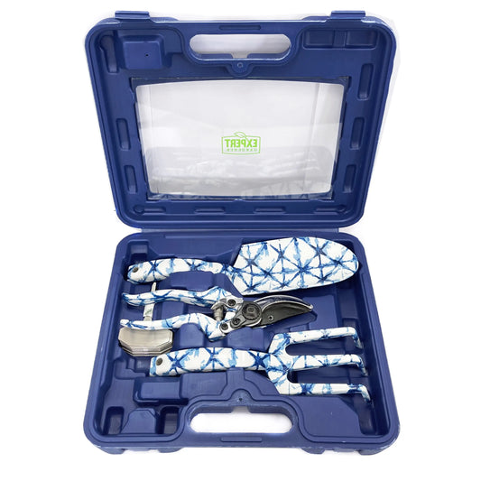 23 Piece Gardening Tool Set with Carrying Case for Indoor and Outdoor Use