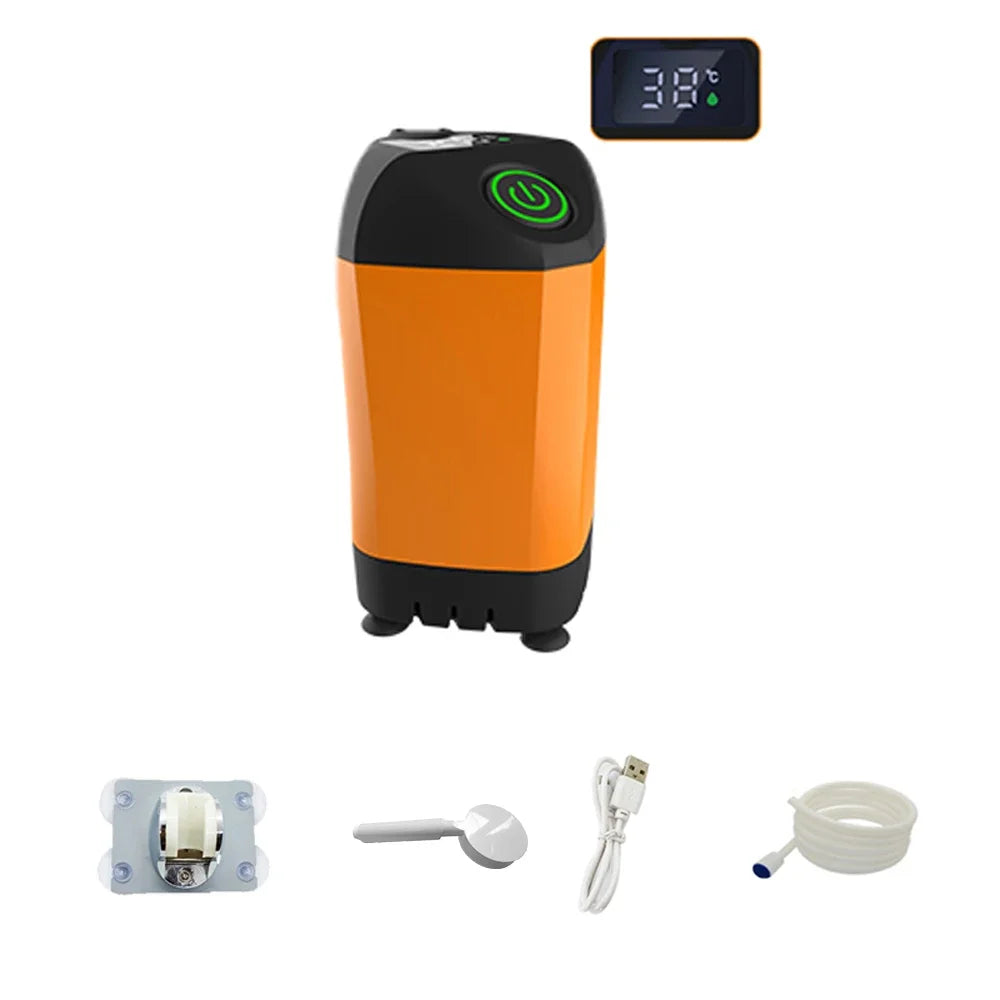 Portable Rechargeable Electric Shower Pump USB Powered Waterproof for Outdoor Camping Beach Hiking Pet Bath Car Wash