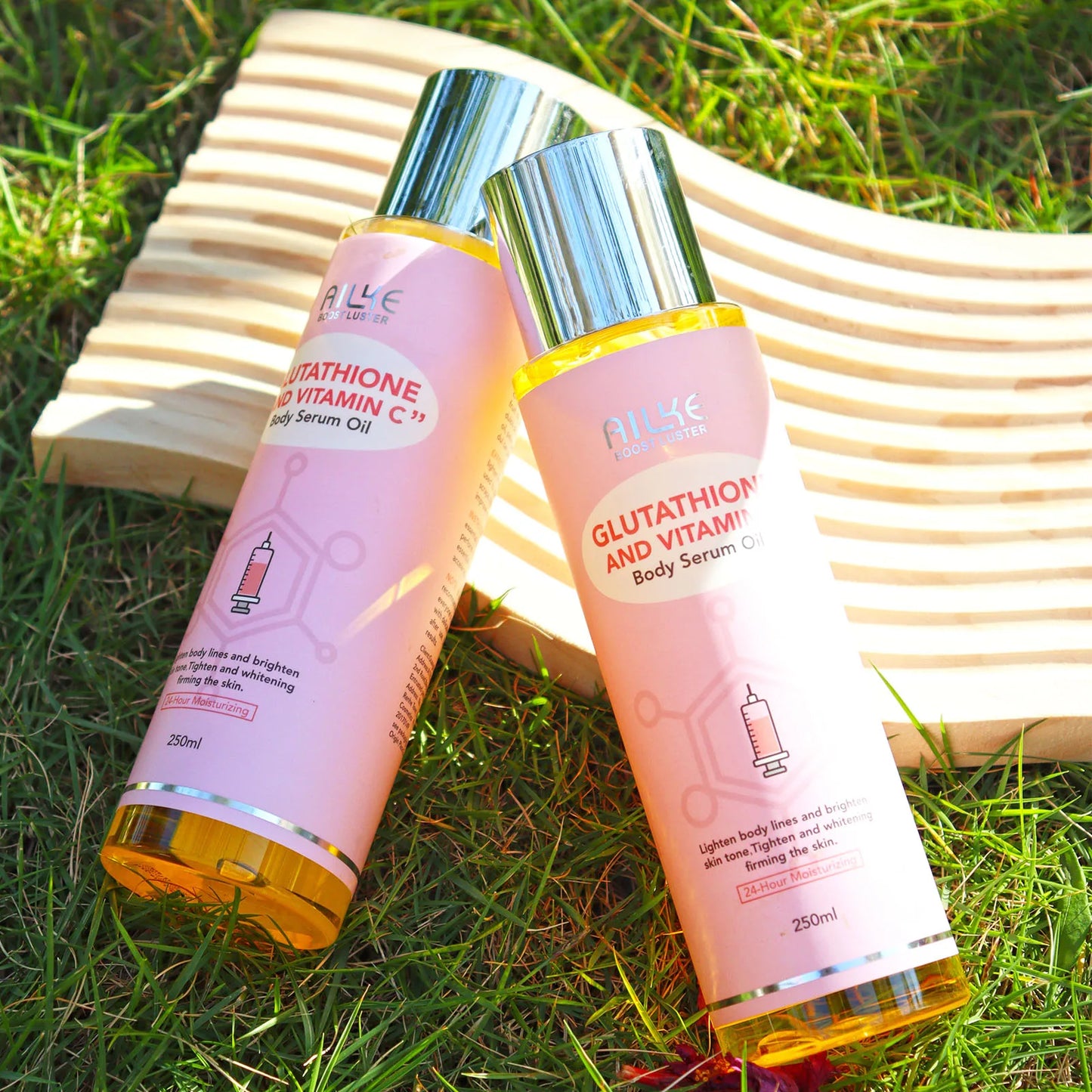 AILKE Vitamin C Moisturizing and Whitening Massage Essential Oil, Smooth Skin, Reduce Dark Spots, For All Skin Types, 250ml