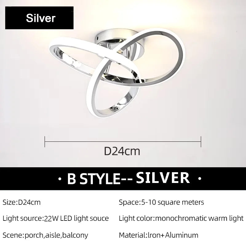 Modern LED Ceiling Light LED Switch Control For Aisle Entrance Bedroom Living Room Corridor Light Balcony Lights Home Decoration