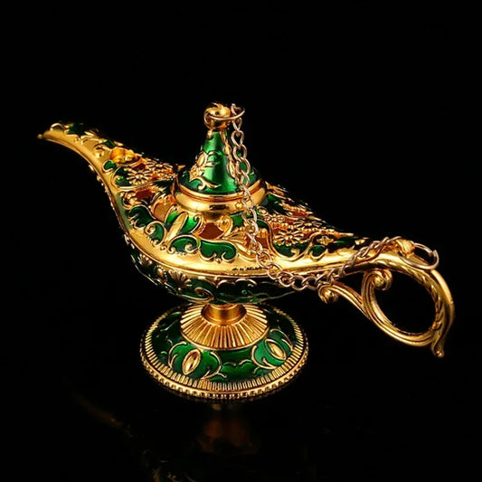 Aladdin European Ornament Vintage Home Russian Ing Lamp Metal Decoration Crafts Home Decoration